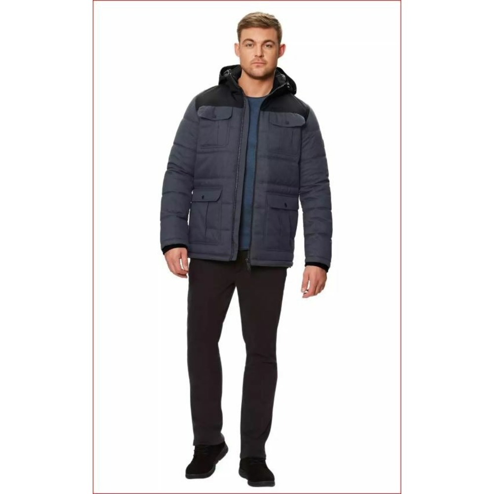 Regatta Great Outdoors Mens Arnault Thermal Parka Jacket Grey RMN111 XXL
